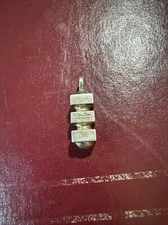 TIFFANY & CO. PALOMA PICASSO STERLING SILVER GROOVE PENDANT RARE