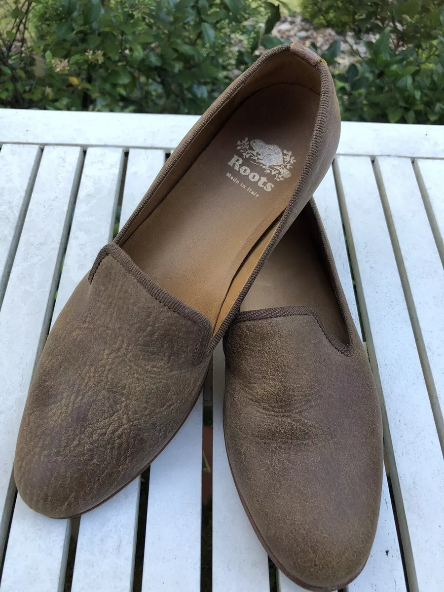 Roots Canada women flat leather shoe size 37 eBay
