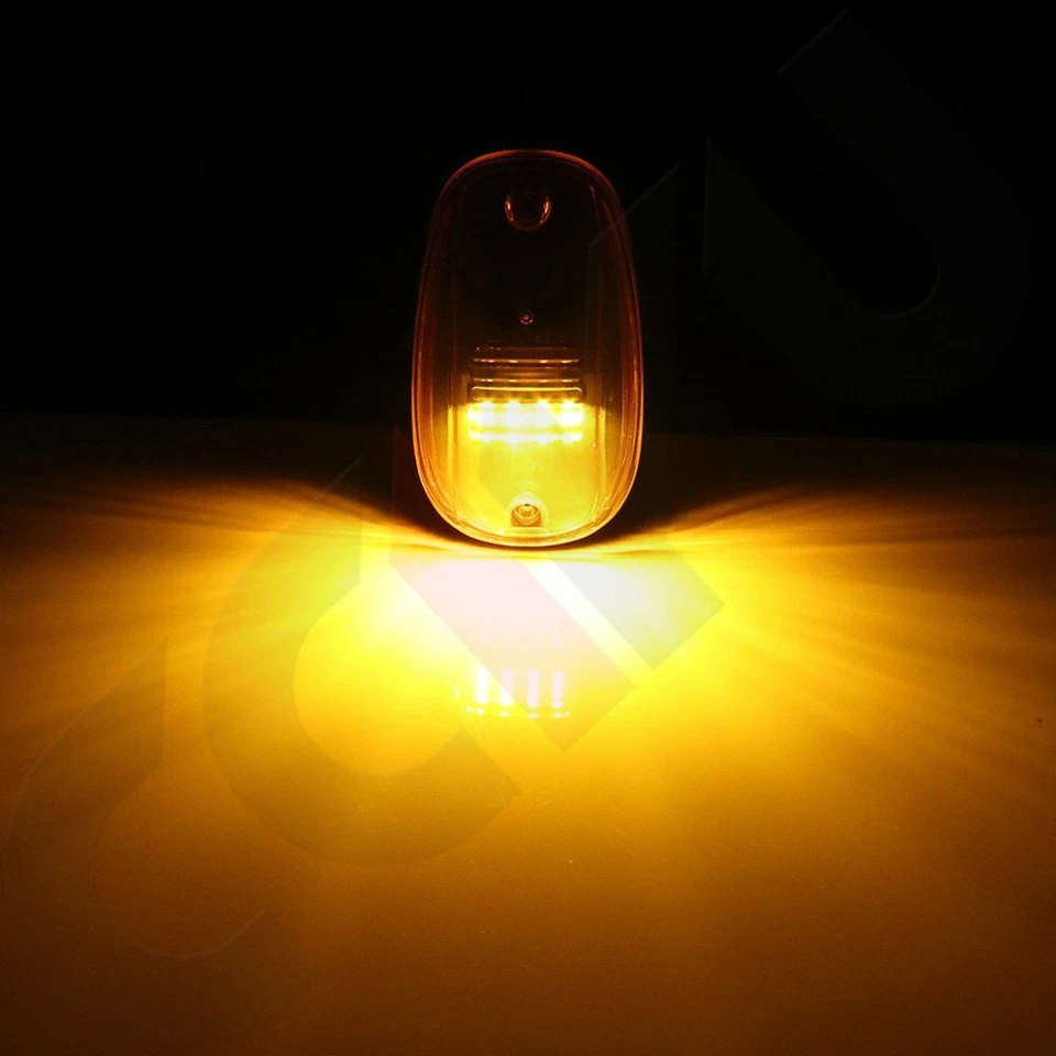 5x 16 led amber cover for 03 - 15 Dodge Ram 1500-5500 Cab Marker roof light Foto 3 de 4