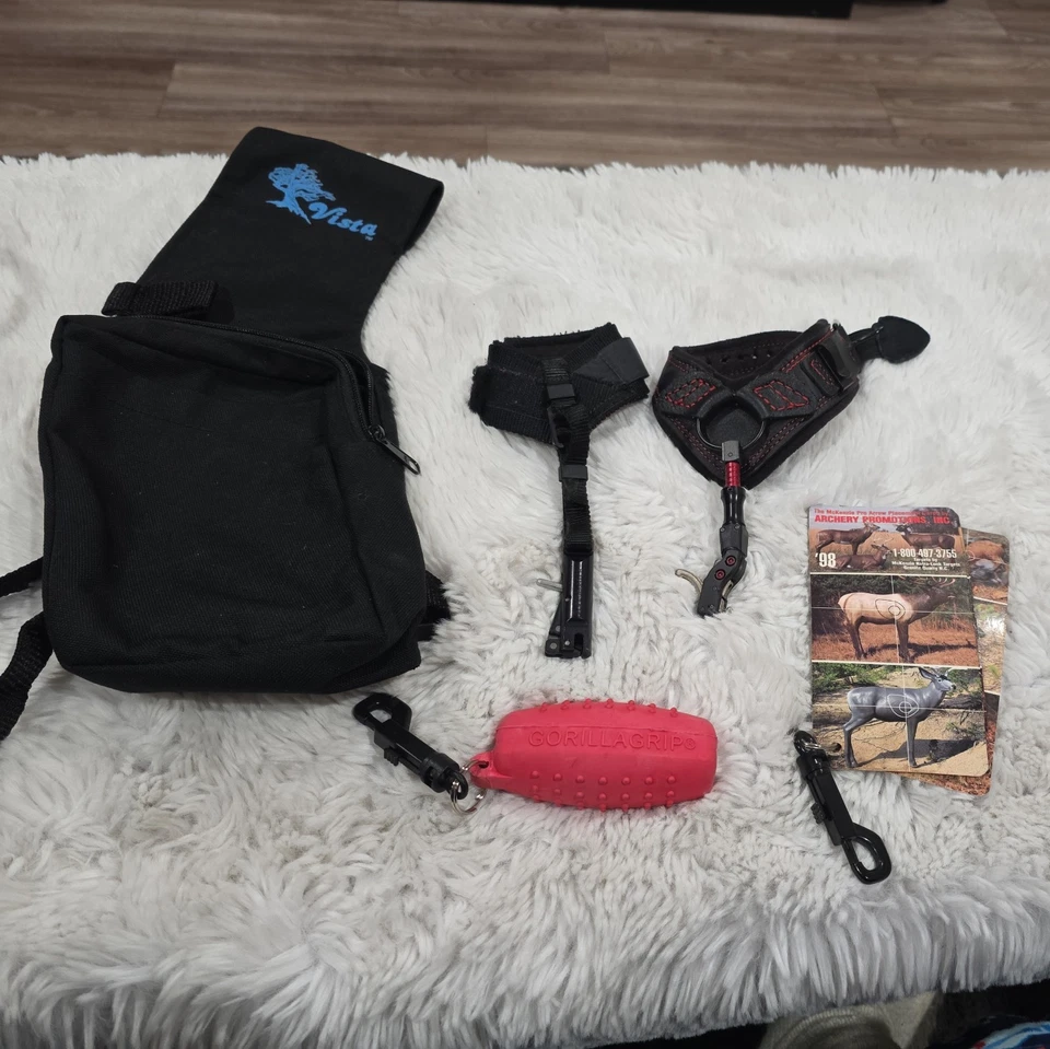 Tru-Fire Hard Core Buckle Archery Release. Black/Red. - Image 3 of 4