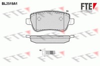 FTE Bremsbelagsatz Scheibenbremse 9010777 FüR Fiat Croma 16V 194AXG1A Multijet
