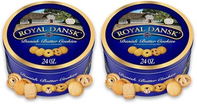 Royal Dansk Danish Butter Cookies, Premium Assorted Cookies in a Gift Tin, Great