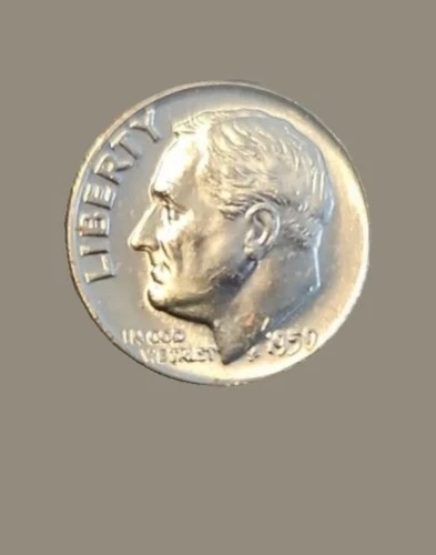 1959-P Silver Roosevelt Dime Uncirculated Free Shipping