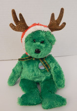 Ty Beanie Babies 2002 '2002 Holiday Teddy' the Bear NO Hang Tag