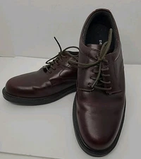 Deer Stags Mens Supro Sock Brown Oxford Shoe 11M Good Condition 