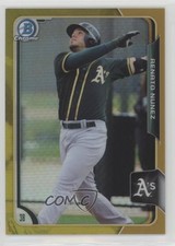 2015 Bowman Draft Chrome Gold Refractor 19/50 Renato Nunez #126 0g4