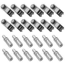 12Pcs Rocker Arms & 12Pcs Hydraulic Valve Lifters Kit for MR1323 JB7524 24100294