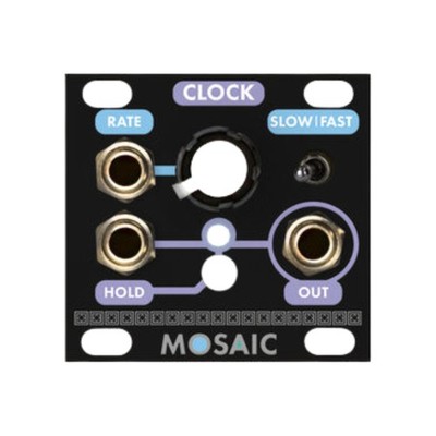 Mosaic Clock Eurorack Synth Module, Black