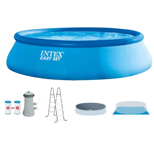 Intex 26165EH 15ft x 42in Easy Set Inflatable Above Ground Swimming Pool w/ Pump