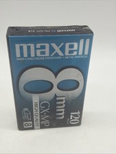 Maxell 8mm GX-MP High Quality 120 Camcorder Video Cassette Tape New Sealed