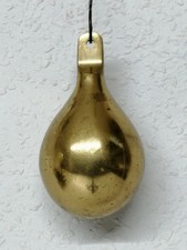 Uhrengewicht Messing 1262 g, ca. 108 mm, Ø ca. 61 mm, Zaanse Wanduhr 