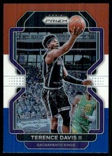 2021-22 Prizms Red White and Blue Terence Davis II Sacramento Kings #139