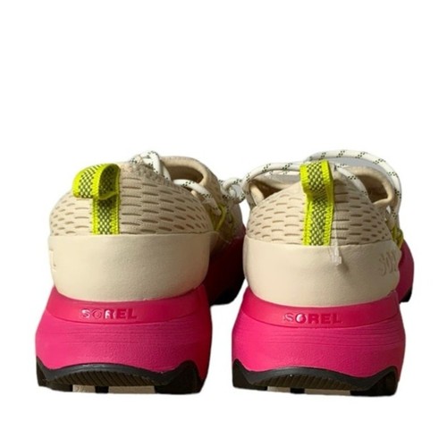 Sorel Kinetic Impact Damen-Sneaker Größe 9 Schnürschuhe überbacken cremefarben rosa Schuhe - Bild 10 von 13