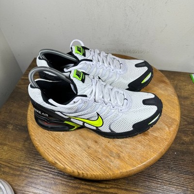 Nike Air Torch 4 Men's Running Shoes White Neon Size 7.5 CK0061-100