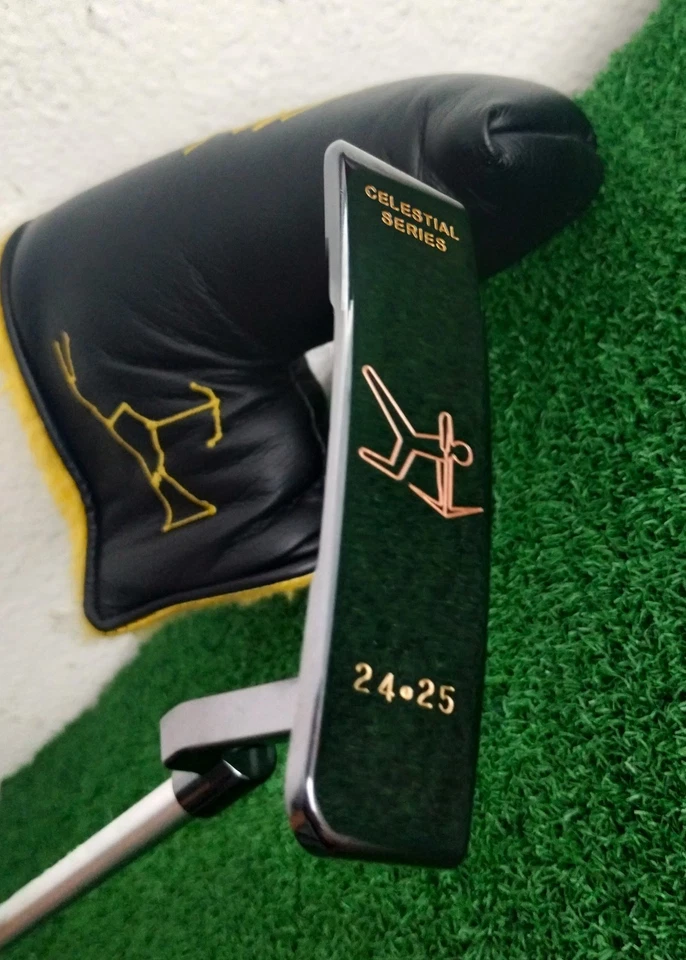 Rare Tad Moore Orion II Celestial Series Ltd. Putter 35¼" w/ Mokume-Gane Insert - Image 3 of 4