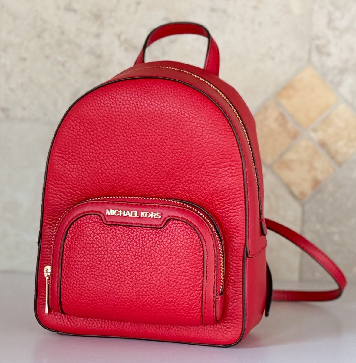 Michael Kors Jaycee XS MINI Convertible Zip Pocket Backpack