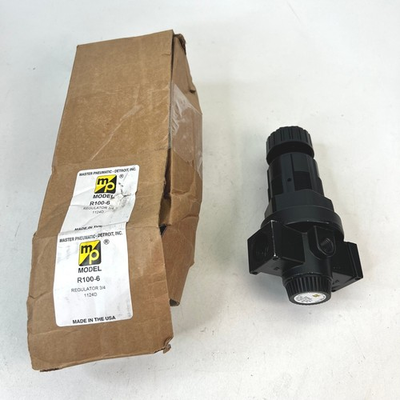 #ad Master Pneumatic R100 6 Regulator 3 4 Air Pressure Control 300 PSI $79.85
