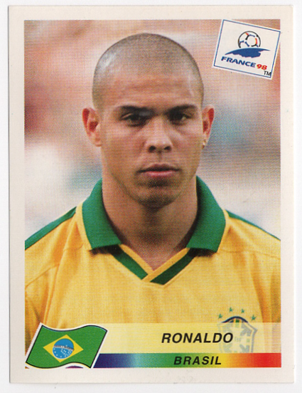 28 Ronaldo Panini FIFA World Cup France 1998 Sticker | eBay