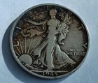 ½ dollar  Walking Liberty 1945-D