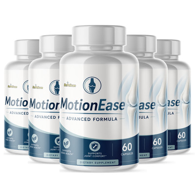 MotionEase- Joint Health Support- 5 Bottles- 300 Capsules