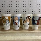 Vintage 1977 Coca-Cola Star Wars Plastic Cup Set Of 4