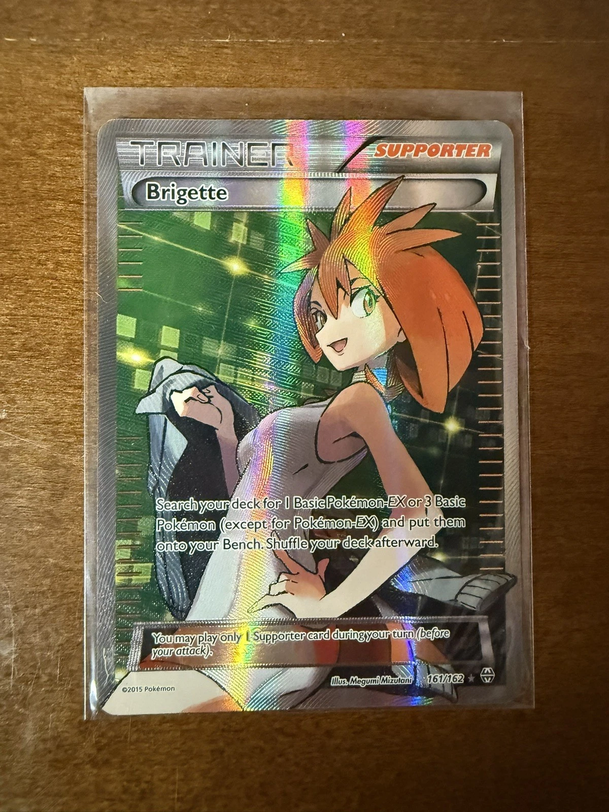 Pokemon Card - Brigette (Full Art) - XY - BREAKthrough 161/162
