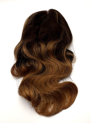 NEW 18'' Ombre Lace Front Body Human Hair Wig