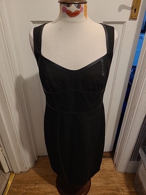 Schwarzes ärmelloses Damenkleid Größe 6 von Ann Taylor