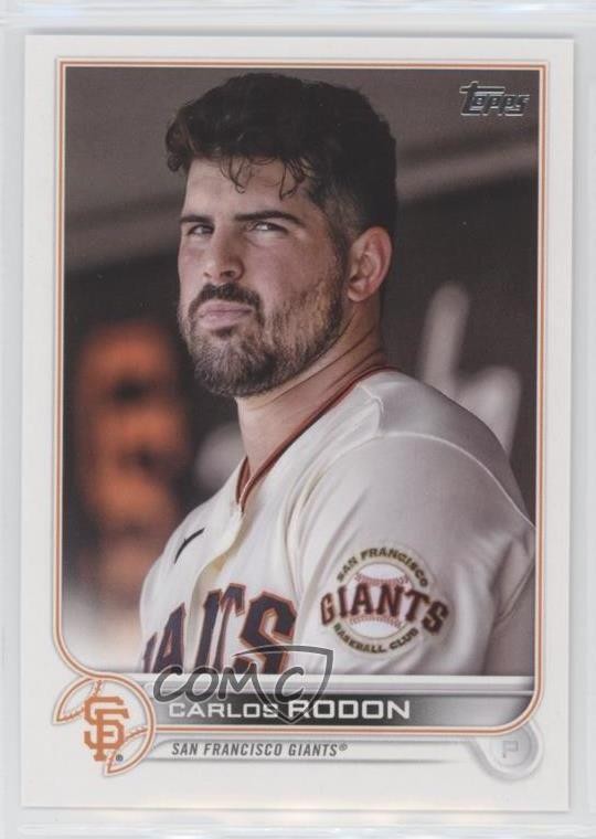 2022 Topps Update Image Variation SP (In Dugout) Carlos Rodon #US86 12g7