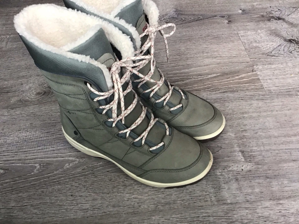 Ecco Womens Size 8 Size 39 Hydromax Winter Snow Boots Trace Lite Yukon High - Image 4 of 4