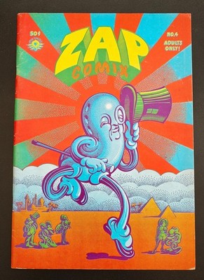 Zap Comix #4 - 1969 - First Edition - Silver age - Fine Condition