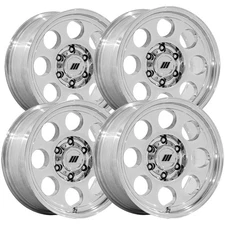 (Set of 4) Pro Comp PA201 Heritage 18x8.5 6x135 +6mm Polished Wheels Rims