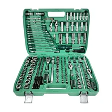 216pcs Hand Tools Set Box 72 Teeth Ratchet Wrench Socket Professional Herramient