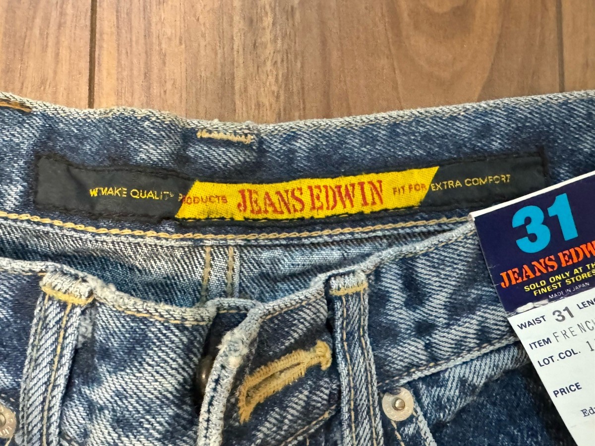 Deadstock 90s EDWIN French Classic Jeans W31 L32 Made in Japan