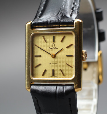 Vintage 1973 [Near Mint] Omega De Ville Cal.625 Handaufzug Gold Tank Damen
