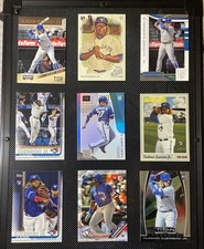 Lot Of 9 Vladimir Guerrero Jr Rookie Cards Blue Jays