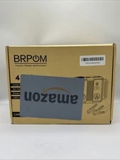 BRPOM Car Jump Starter with Air Compressor, 150PSI 8000A Peak 24000mah OPEN BOX