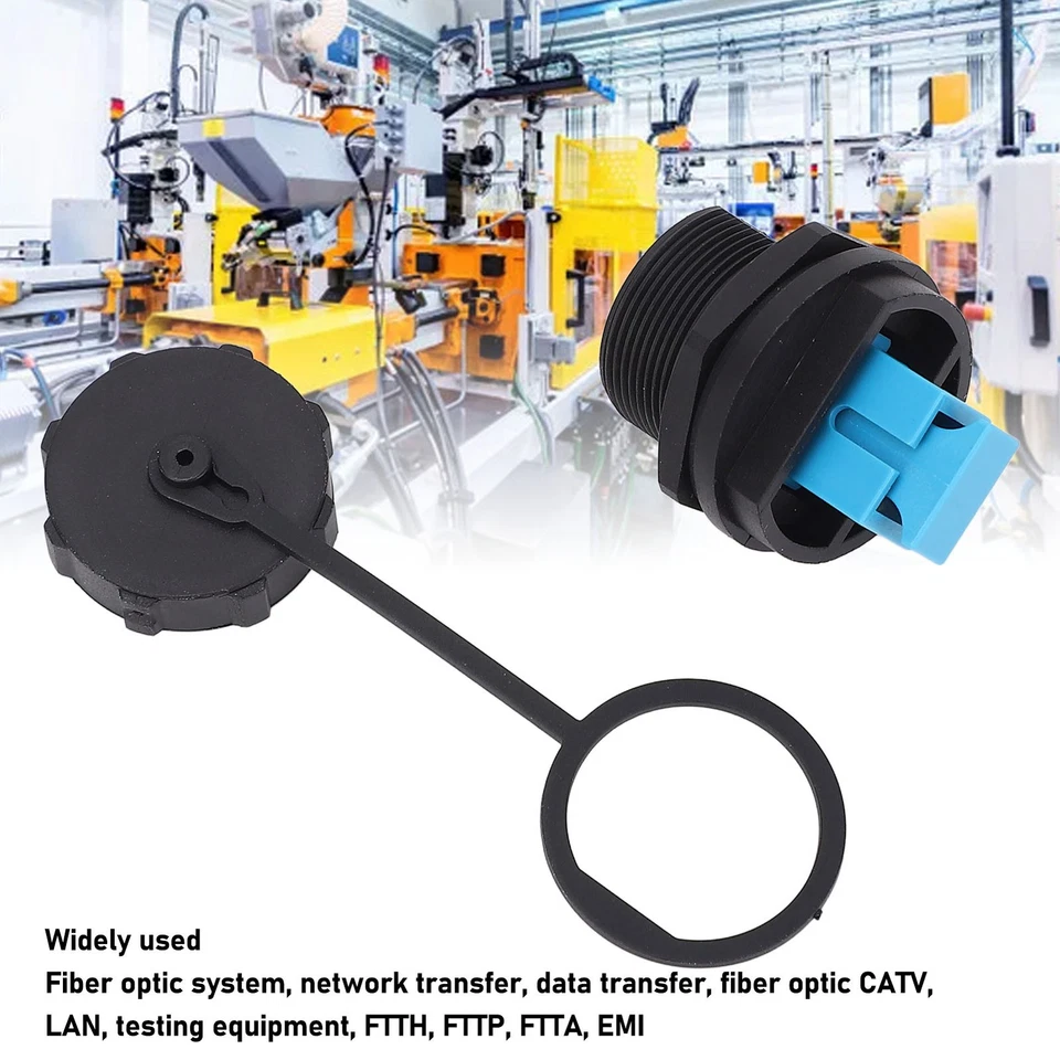 SC Fiber Optic Panel Connector Versatile E13 Threaded Connection Water Proof SC - Image 3 of 4