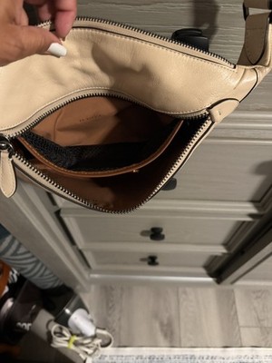 Coach Ivory Leather Belt Fanny Bag Messenger Crossbody Purse Excellent condition