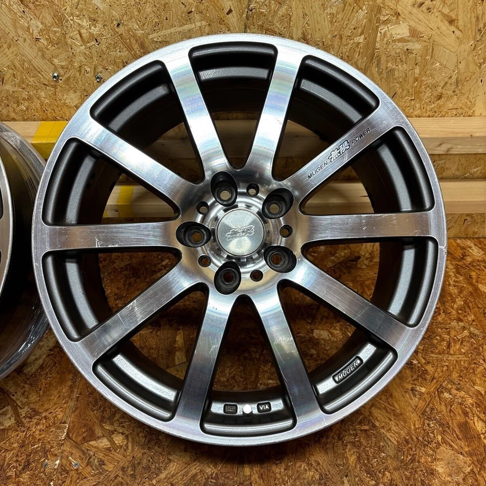 RARE MUGEN 18inch Wheels 7.5J +55 5x114.3 — Fits Honda Civic and Others - Image 3 of 4