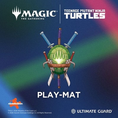 Ultimate Guard Spielmatte Magic: The Gathering Ninja Turtles   Weiß Seltene Ulti