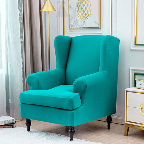 2 Stück Ohrensesselbezug Stretch Sesselbezug Sofa Ohrensesselbezug Cove ~ #L ⊿ - Bild 6 von 21