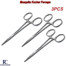 Dental Hemostat Artery Clamp Forceps Pean Mosquito Kocher Surgical Instruments 