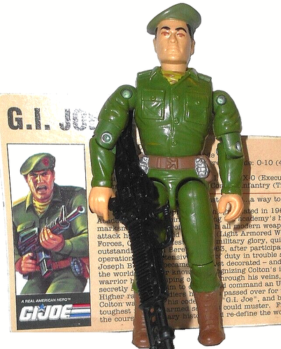 GI joe JOSEPH COLTON 1994 v1 mail away exclusive Complete G.I.Joe File Card FC