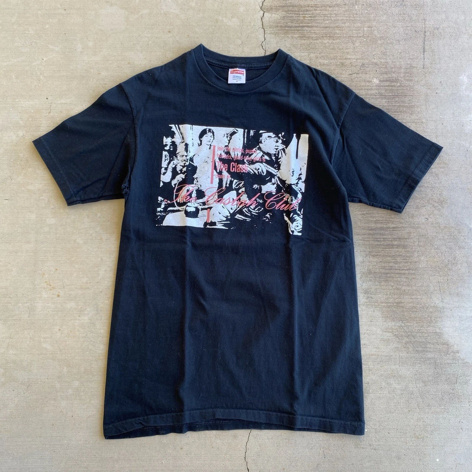 T shirt noir Supreme The Clash Casbah 2010