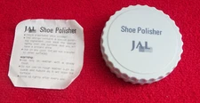 VINTAGE JAPAN AIRLINES  JAL  SHOE POLISHER  WITH INSTRUCTIONS  RARE