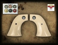 Ruger Blackhawk Vaquero Single Six Sbh Rnd Magna-tusk White Ivory Grips