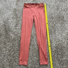REI Kids 100 Merino Wool M Medium 10-12 Pink Red Base Layer Pants Bottoms