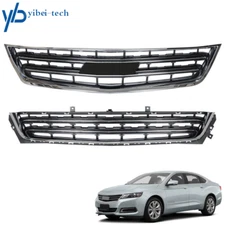For Chevrolet Impala 2014-2019 2020 Front Bumper Upper&Lower Grille Chrome Grill