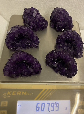 Video ALAUN Kristalldruse amethyst alum crystal druzy Druse Geode Geschenk edel